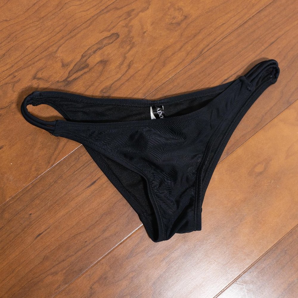 Adore Me Black Bikini Bottom Size XS